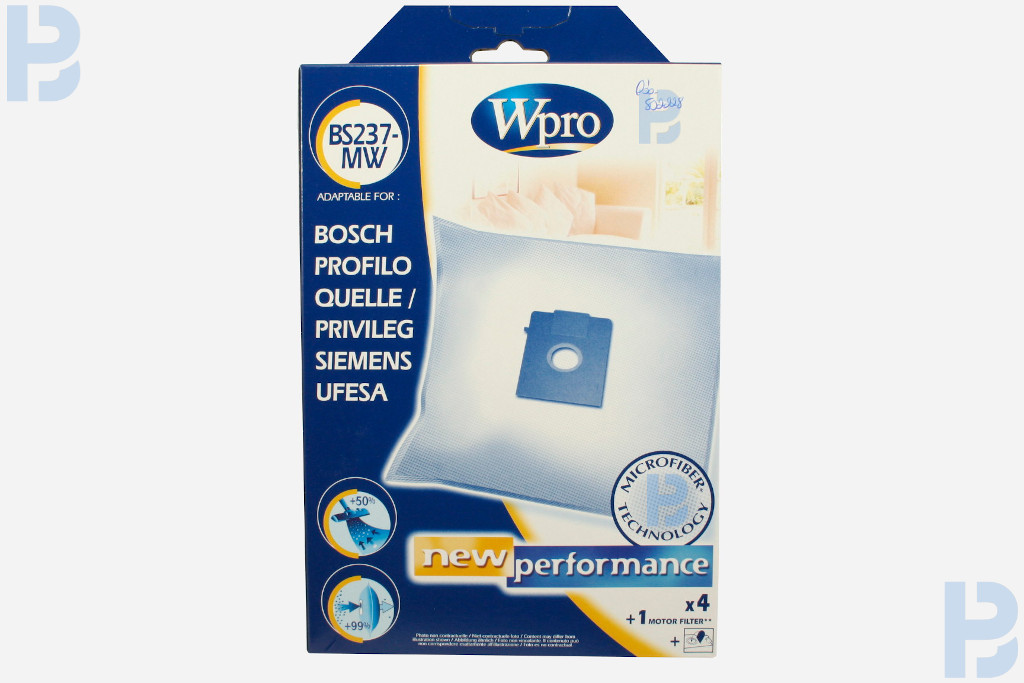 8 Sacchetti Aspirapolvere SI19 Compatibili Siemens, Bosch, UFESA – Modelli Smily, Arriva, Mini Mousy – Confezione Risparmio